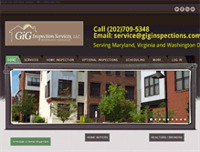 Tablet Screenshot of giginspections.com